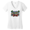 mens retro game out run, ideal gift or birthday present. Women's V-Neck T-Shirt