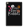 peace love rabbits iPad Mini 4