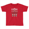 coffee coffee coffee Toddler T-shirt