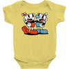 Cuphead and Mugman Baby Onesie