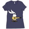 bunny's acoustic set Ladies Fitted T-Shirt
