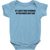 clients think i'm working web site design funny computer nerd geek shi Baby Onesie