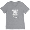 Greatest Sister In The Universe V-Neck Tee