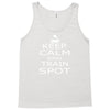 keep calm train Tank Top