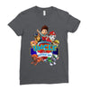 paw patrol birthday boy uncle Ladies Fitted T-Shirt