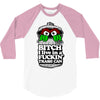 get a job, grouch! 3/4 Sleeve Shirt
