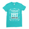 vintage made in 1997 perfectly aged a living legend Ladies Fitted T-Shirt
