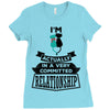 I Am Cat Actually In A Very Commited Relationship Ladies Fitted T-Shirt