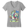 monsters university Women's V-Neck T-Shirt