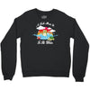 a turtle made it to the water Crewneck Sweatshirt