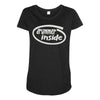 drummer inside Maternity Scoop Neck T-shirt