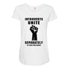 introverts unite separately in your own homes black Maternity Scoop Neck T-shirt