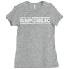 make the republic great again Ladies Fitted T-Shirt