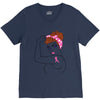 breast cancer girl power V-Neck Tee