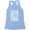 straight outta planet vegeta Racerback Tank