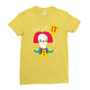 deal with it Ladies Fitted T-Shirt