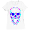 cmskull Ladies Fitted T-Shirt