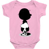 charlie, snoopy, woodstock Baby Onesie