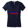 daddy drinks because i cry Women's V-Neck T-Shirt
