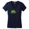 normal ass turtle Women's V-Neck T-Shirt
