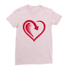 love back Ladies Fitted T-Shirt