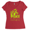 brain squad Women's Triblend Scoop T-shirt