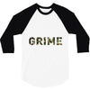 uk grime 3/4 Sleeve Shirt