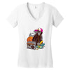 monocromatico Women's V-Neck T-Shirt