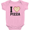 i Love Pizza Baby Bodysuit