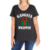 gangsta wrapper Ladies Curvy T-Shirt