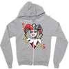 quinn of diamonds Zipper Hoodie