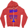 grover hello Zipper Hoodie