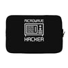 microwave hacker Laptop sleeve