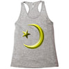 gay pride star and crescent Racerback Tank