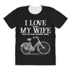 i love when my wife lets me buy another bike All Over Women's T-shirt