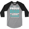 i'm a proud dad of a freaking awesome teacher. (yes she bought me this 3/4 Sleeve Shirt