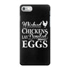 wicked chickens lay deviled eggs iPhone 7 Case