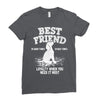 Best Friend Beagle Ladies Fitted T-Shirt