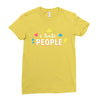 I Hate People Ladies Fitted T-Shirt