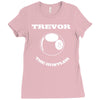 piscine t shirt personnalis&eacute; votre nom 8 ball arnaqueur Ladies Fitted T-Shirt