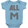 deku all m t shirt hero academia Baby Bodysuit