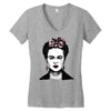 frida kahlo Women's V-Neck T-Shirt