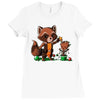 rocket around the Ladies Fitted T-Shirt