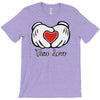 mickey et l'amour en T-Shirt