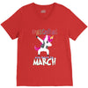 Unicorns are Born in March Dabbing V-Neck Tee