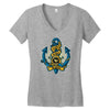 king of pirates anchor Women's V-Neck T-Shirt