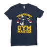 training to be gym master Ladies Fitted T-Shirt