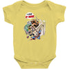 deadpool and superman Baby Bodysuit