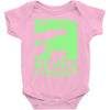 never forget Baby Bodysuit