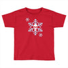 skull snowflakes alternative christmas jumper Toddler T-shirt